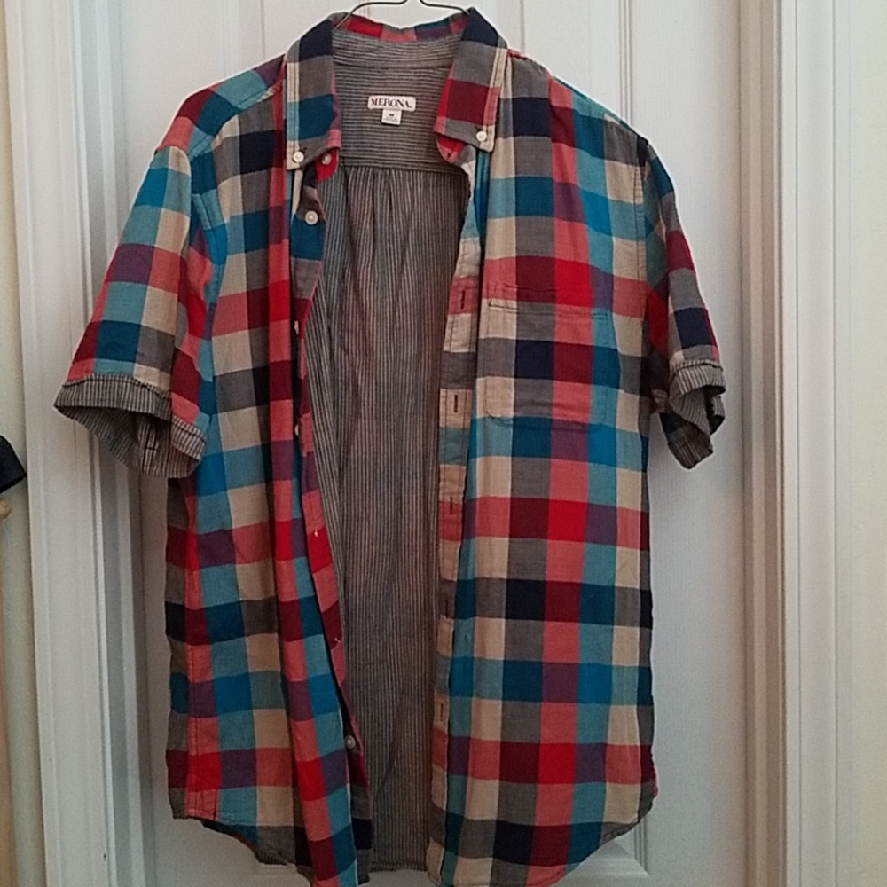 Short sleeve button up shirt